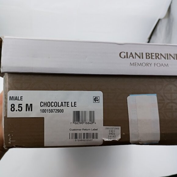 Giani Bernini Women's Mia Leather Tall Mid-Calf Boots Brown Size 8.5 - Picture 5 of 5